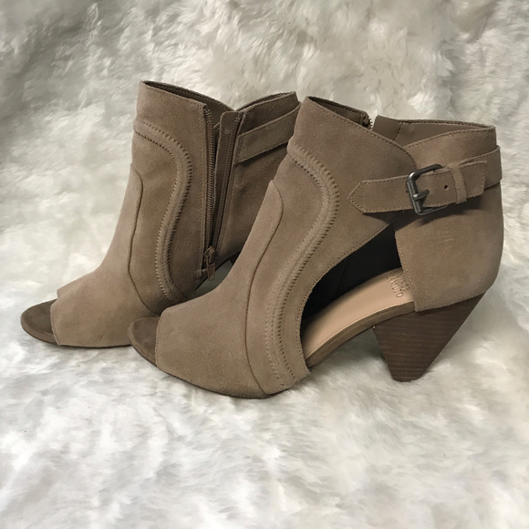 Vince Camuto 'Conley Buckle' Open Toe Bootie peep - Picture 4 of 8